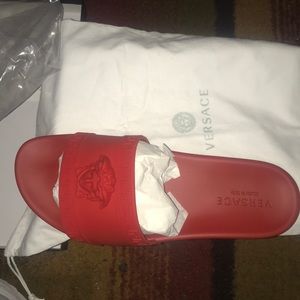 Versace slides brand new never worn